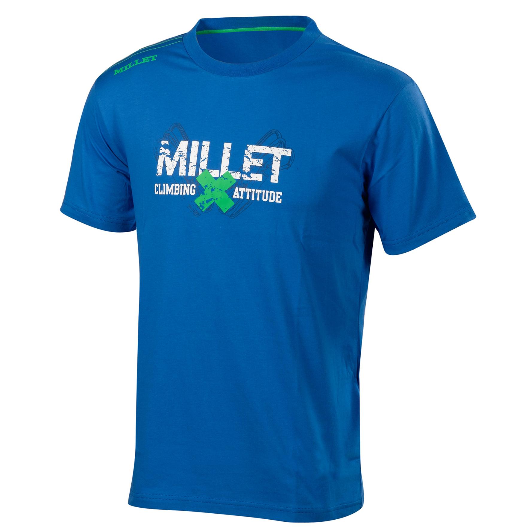 Foto Millet Climber Attitude Camisa de manga corta caballeros SS azul, l foto 295442