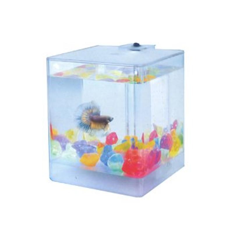 Foto Mini-Acuario Aquabox Betta 1,3L.(12x12x14,5 cm.) foto 312035