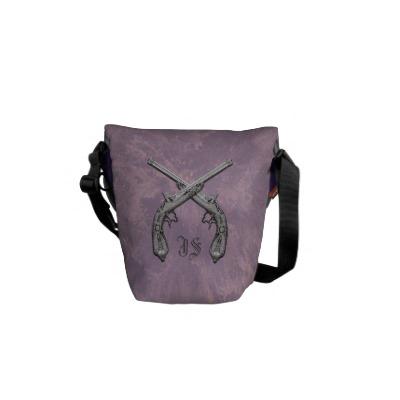 Foto Mini personalizada amatista cruzada de las pistola Bolsas De... foto 121102