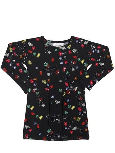 Foto mini rodini vestido de jersey algodón orgánico estampado
