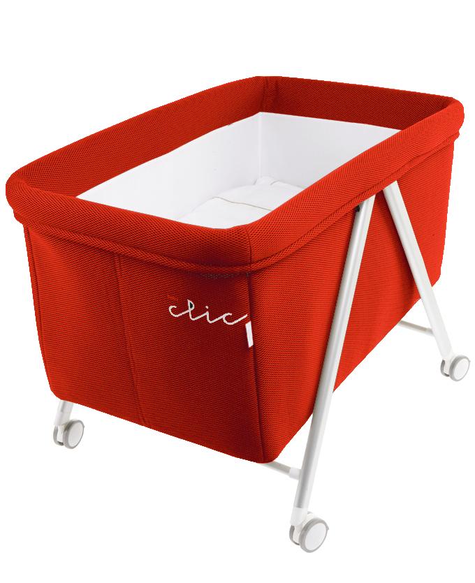 Foto Minicuna Babyclic roja