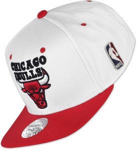 Foto Mitchell & Ness Nba Bbb Snapback Chicago Bulls gorra blanco rojo foto 927890