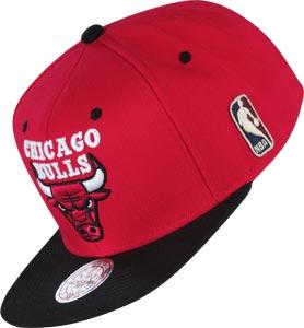 Foto Mitchell & Ness Nba Bbb Snapback Chicago Bulls gorra rojo negro