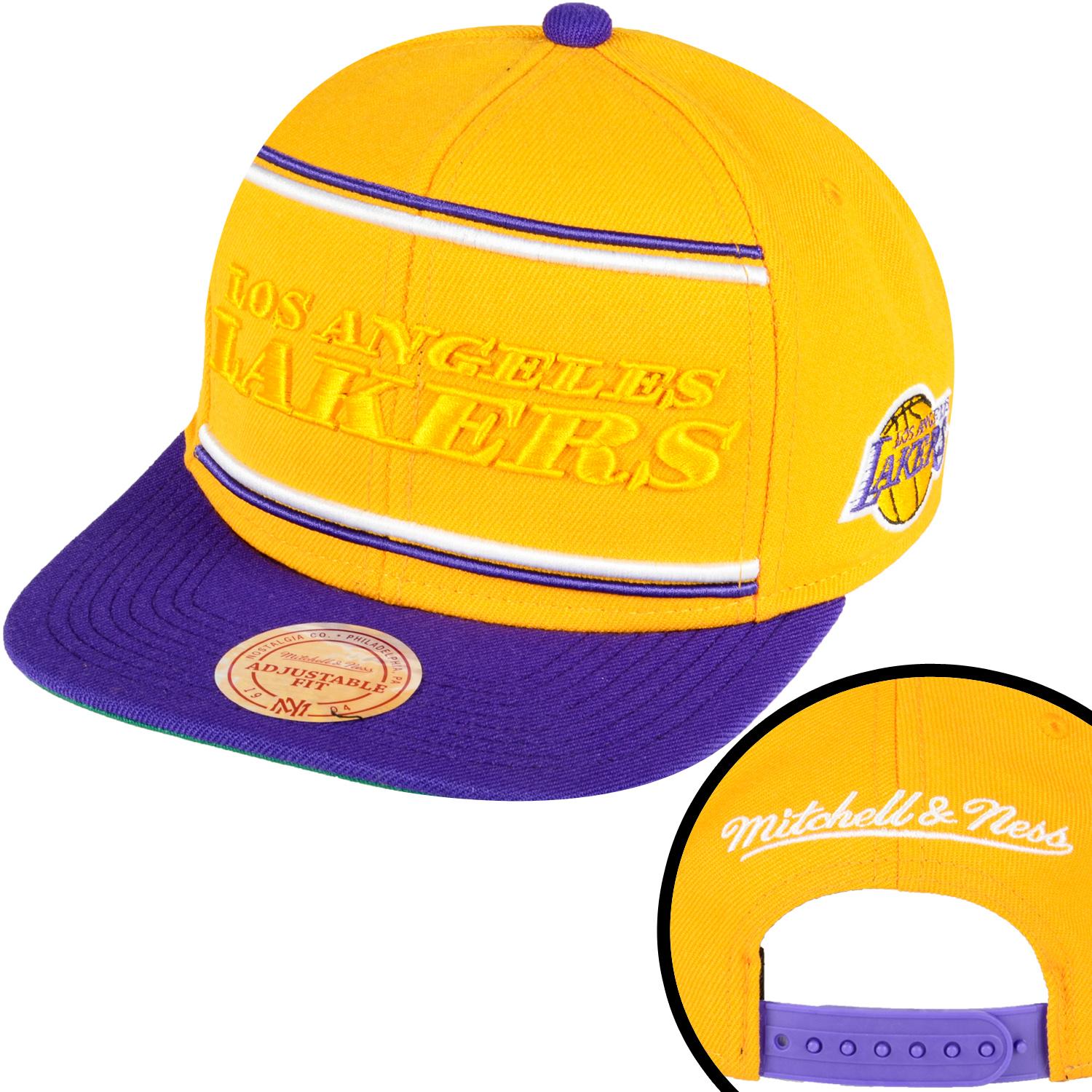 Foto Mitchell & Ness Winner Los Angeles Lakers Snapback Cap Amarilho Púr... foto 761258