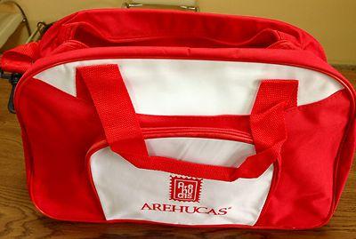 Foto Mochila Bolsa Viaje Gimnasio Desktop Marca Arehucas En Roja Y Blanca foto 195691