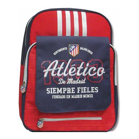 Foto Mochila Oficial Atletico de Madrid con triple bolsillo y logo bordado CPMC92ATL foto 401894