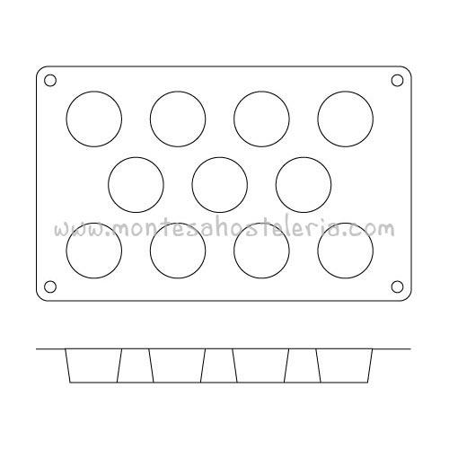 Foto Molde Silicona Muffin 6ux69xh3