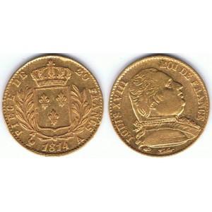 Foto Monnaies Françaises 1814 A
