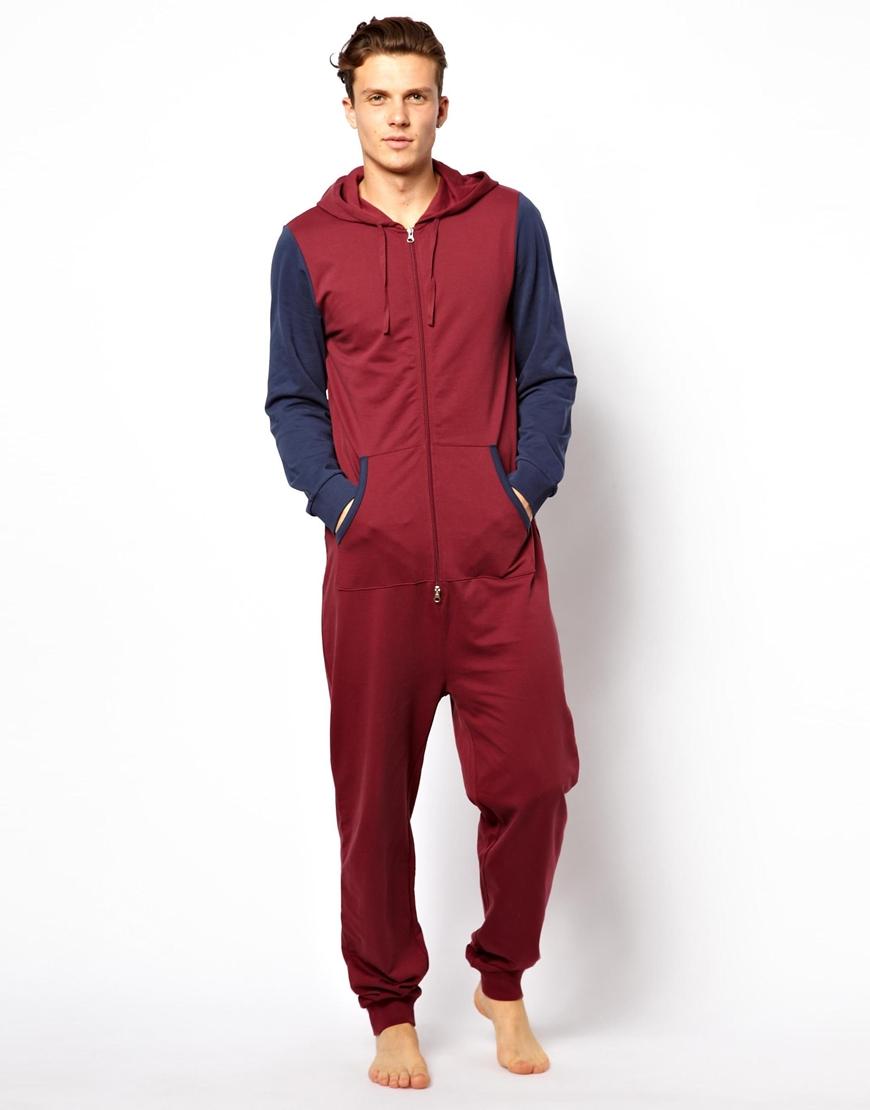 Foto Mono con mangas en contraste de ASOS Burdeos