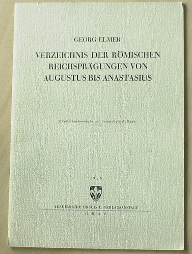 Foto Monographien Verzeichnis der Römischen Reichsprägungen von Augu 1956