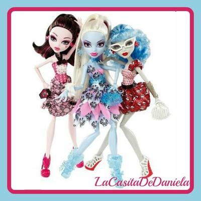 Foto Monster High Pack Monstruodisco: Draculaura, Ghoulia, Abbey // Dot Dead Gorgeaus foto 603957