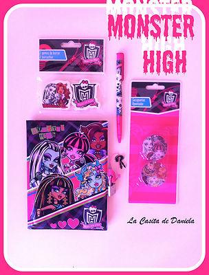 Foto Monster High Set De Papelería 6 Piezas // Stationery Set 6 Pieces foto 423139