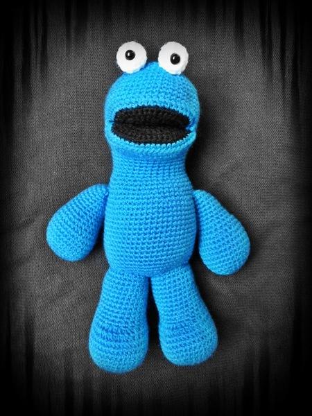 Foto Monstruo de las galletas amigurumi