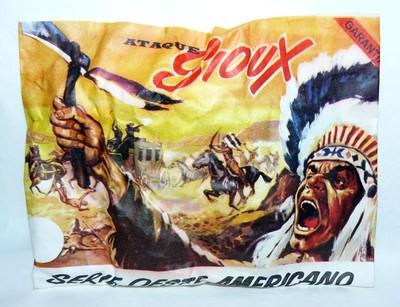 Foto Montaplex Sobre Oeste Western Ataque Sioux Soldaditos Indios Cowboys 70's Airfix foto 133157