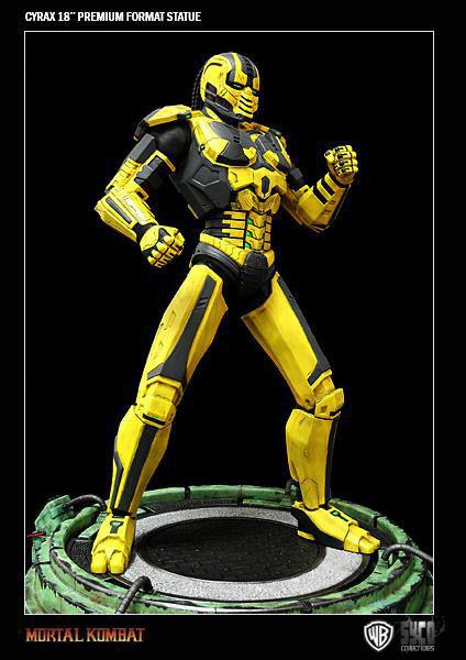 Foto Mortal Kombat Premium Format Estatua Cyrax 46 Cm foto 680417