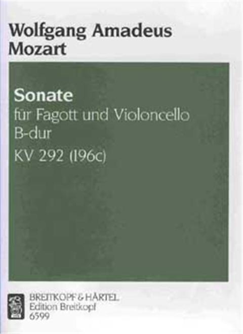 Foto mozart, wolfgang amadeus (1756-1791): sonate für fagott und foto 783486