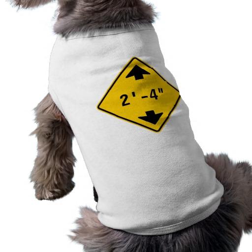 Foto Muestra personalizada de la carretera de la altura Camisetas De Perro foto 581694