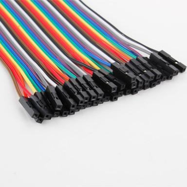Foto Mujer a Mujer Breadboard cables para electrónica DIY