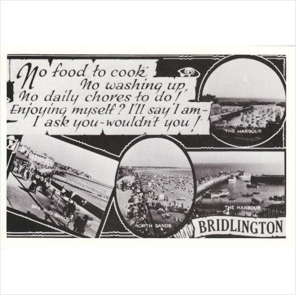 Foto Multiview postcard bridlington harbour north sands spa no daily chores 1953 foto 941669