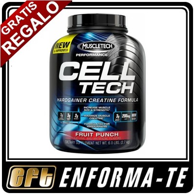 Foto Muscletech Cell Tech Celltech Performance 2,7kg Fruit Punch + Regalo (21,81€/kg) foto 341314