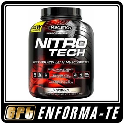 Foto Muscletech Nitro-tech Performance Series Nitrotech, 1800g Fresa (35,50€/kg) foto 341296