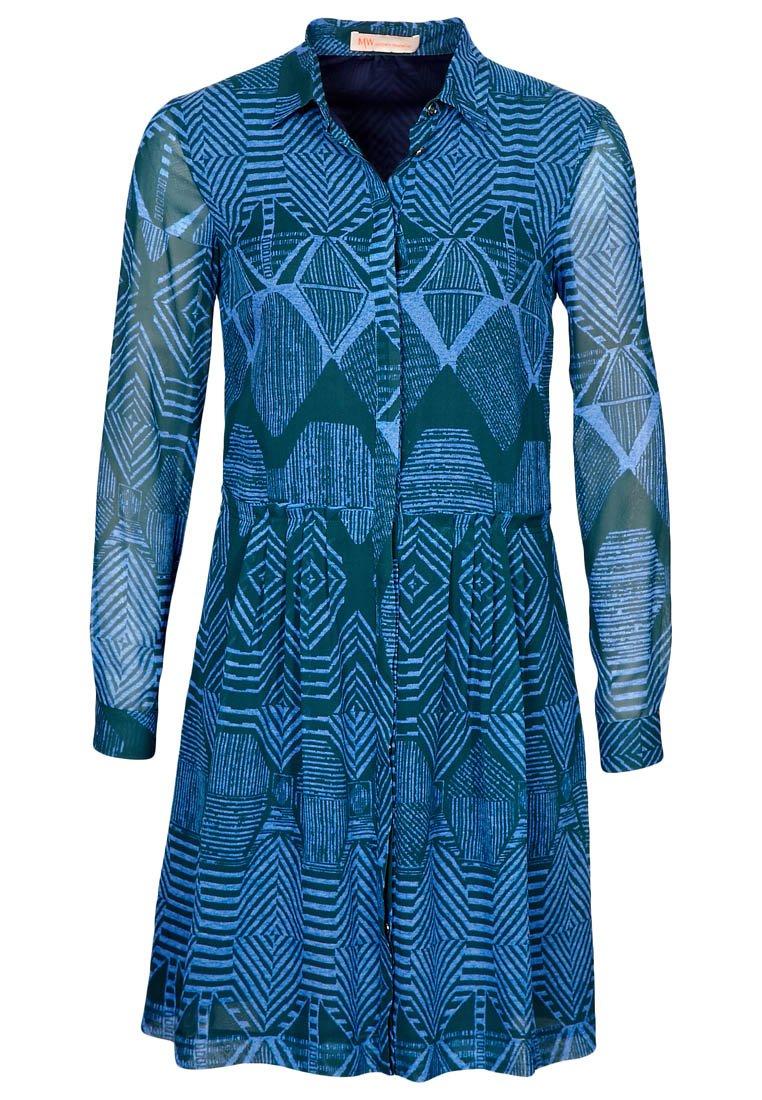 Foto Mw Matthew Williamson Vestido Camisero Azul 42 foto 230695