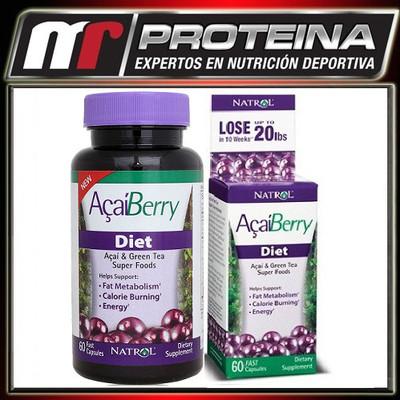 Foto Natrol - Acai Berry Diet 500 Mg  - 60 Caps - Quemagrasas, Produccion De Energia foto 866120