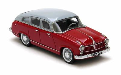 Foto Neo Scale Models Borgward Hansa 2400 Red / Grey 1955 43450 1/43 foto 152332