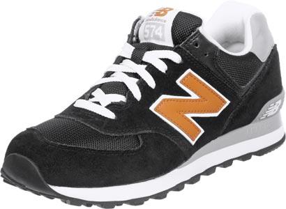 Foto New Balance Ml574 calzado negro naranja 43,0 EU 9,5 US foto 485211