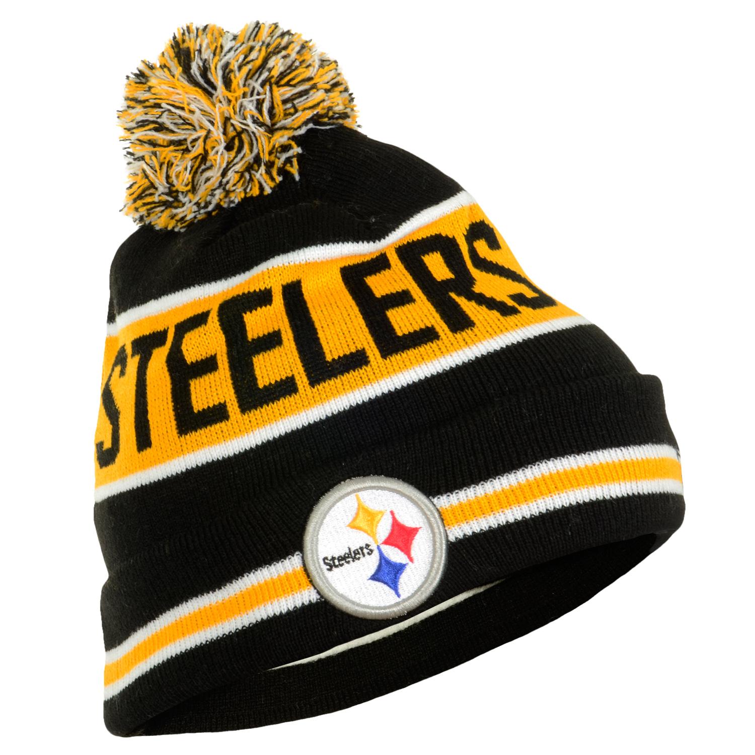 Foto New Era Emea The Jake Pittsburgh Steelers Gorro Negro Amarilho