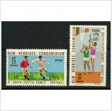 Foto New Hebrides - British 1971 4th South Pacific Games Scott 146-7 MNH Topic: Sport foto 429105