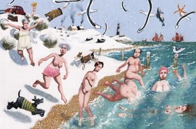 Foto New Years Day Bathing Club by Richard Adams
