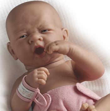 Foto Newborn boca abierta niña - 36cm