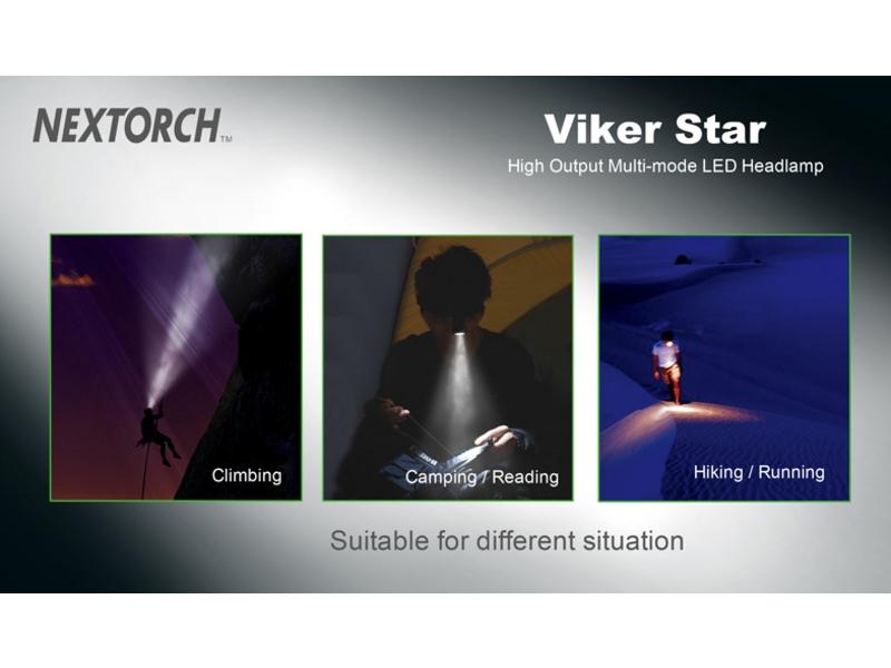 Foto NexTorch Viker Star Multi Function Head LEDTorch