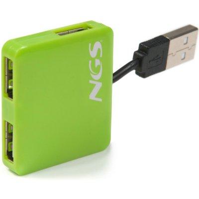 Foto NGS Green MicroHUB 4x USB 2.0 verde foto 227078