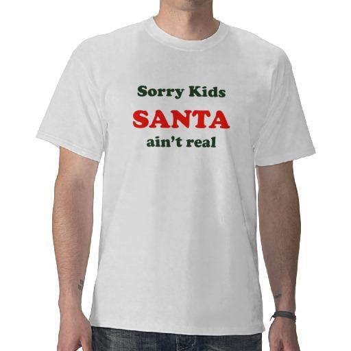Foto Niños tristes. Santa no es real Camisetas foto 551389
