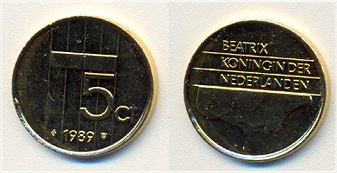 Foto Niederlande 5 Cent 1989 foto 919020