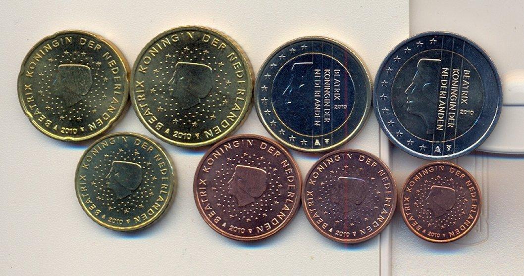 Foto Niederlande Euro Kursmünzensatz 2010 foto 331914