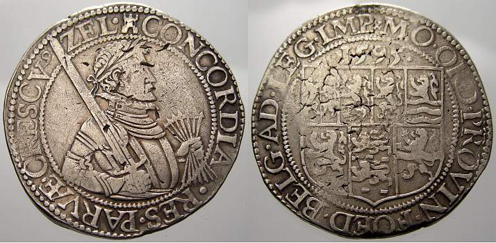 Foto Niederlande-Zeeland, Provinz Leicester rijksdaalder 1595 foto 91709