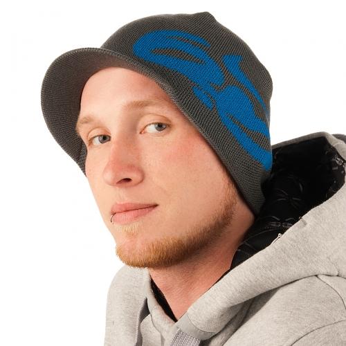 Foto Nike 6.0 Visor Logo Beanie oscuro gris/azul Spark foto 75409