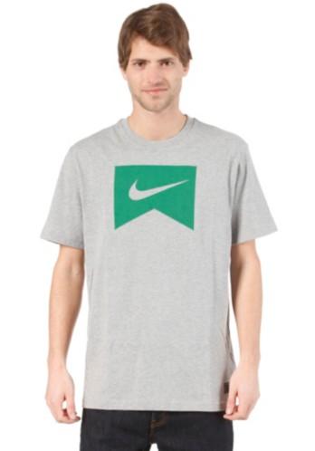 Foto Nike Actionsports Ribbon S/S T-Shirt dark grey heather/pine green foto 524256