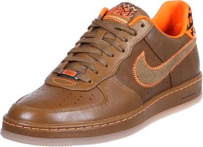 Foto Nike Air Force 1 Downtown Qs calzado marrón fluorescente naranja 44,5 EU 10,5 US foto 824004