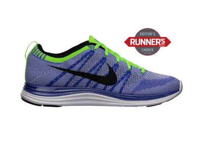 Foto Nike Flyknit Lunar 1+ Zapatillas de running - Hombre - Azul/Verde - 11.5 foto 691720