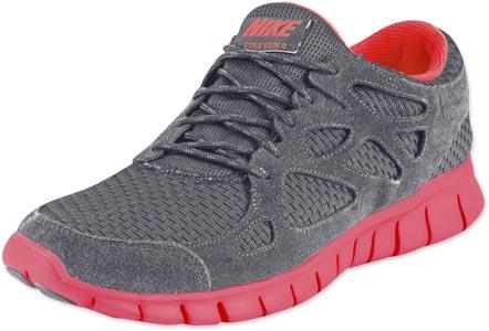 Foto Nike Free Run +2 Wvn calzado gris fluorescente rosa 45,5 EU 11,5 US foto 675512