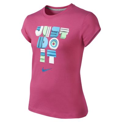 Foto Nike Just Do It Levels Camiseta - Chicas (8 a 15 años) - Rosa - S foto 584834