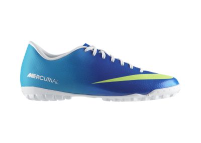 Foto Nike Mercurial Victory IV Botas de fútbol para césped artificial - Hombre - Azul/Amarillo - 9.5 foto 916144