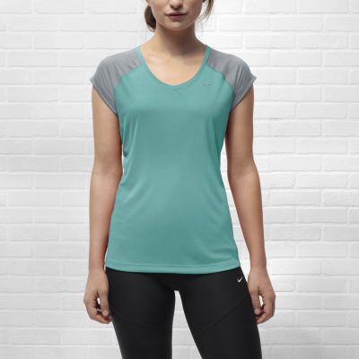 Foto Nike Miler V-Neck Camiseta de running - Mujer - Verde - S foto 941710