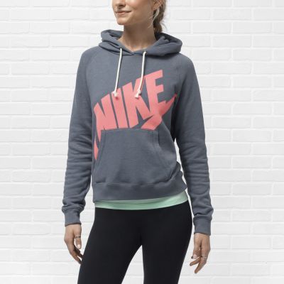 Foto Nike Rally Futura Pullover Sudadera con capucha - Mujer - Gris - S foto 546229