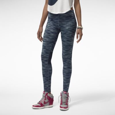Foto Nike Scratch Print Leggings - Mujer - Azul - L foto 954004