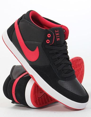 Foto Nike Skateboarding Mavrk Mid 3 Mid top - Black/Hyper Red foto 92108
